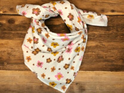 Musselintuch Flowerpower von Stickfinchen
