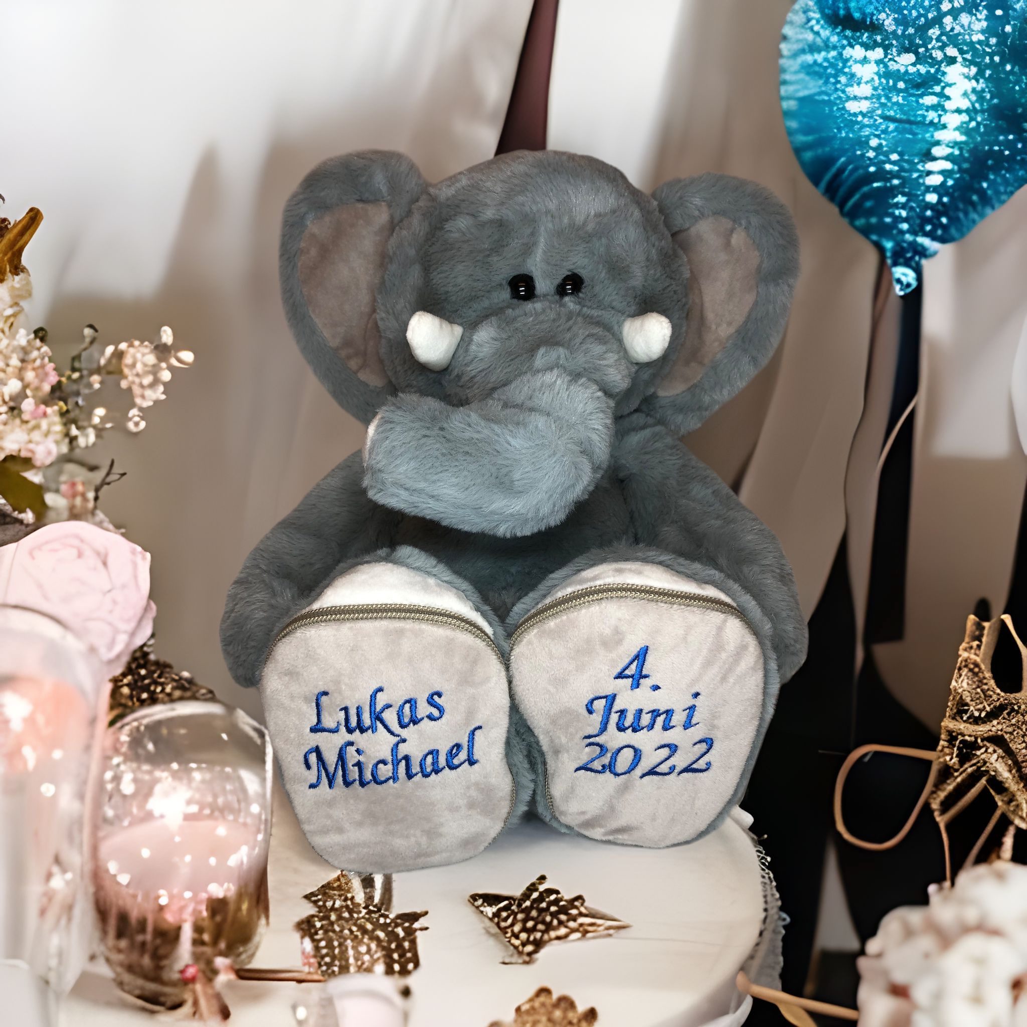 Elefant Kuscheltier mit Namen