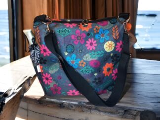 Handtasche XL Tasche Blumen "Flower Power"