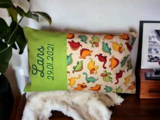 Babykissen "Dino" personalisiert mit Namen