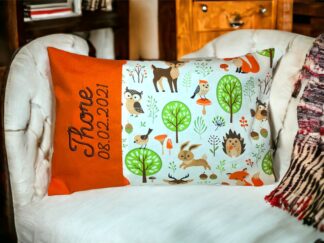 Babykissen "Waldtiere" personalisiert