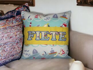 Namenskissen "Schiffe" mit Namen