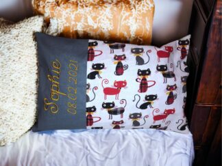 Babykissen "Katzen" personalisiert