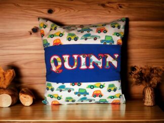 Namenskissen "Autos" mit Namen