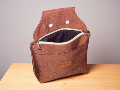 Gürteltasche Hüfttasche Pflegetasche braun – Bild 6