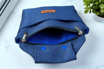 Gürteltasche Hüfttasche Pflegetasche blau – Bild 5