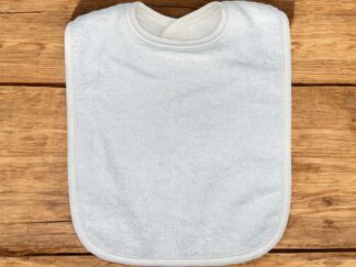 Lätzchen wollweiss personalisiert / 16 Motive