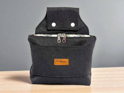 Gürteltasche Hüfttasche Pflegetasche anthrazit – Bild 4