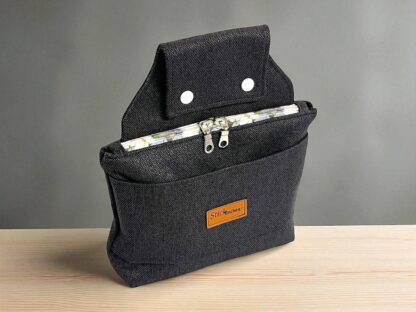 Gürteltasche Hüfttasche Pflegetasche anthrazit – Bild 2