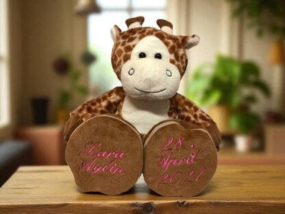 Kuscheltier Giraffe personalisiert – Bild 4