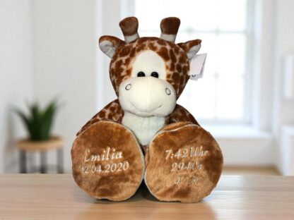 Kuscheltier Giraffe personalisiert – Bild 2