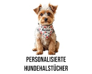 personalisierte Hundehalstücher