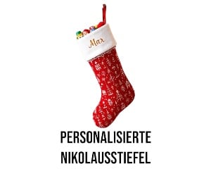 personalisierte Nikolausstiefel