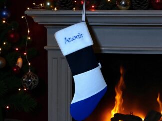 Nikolausstiefel Fussballedition mit Namen bestickt