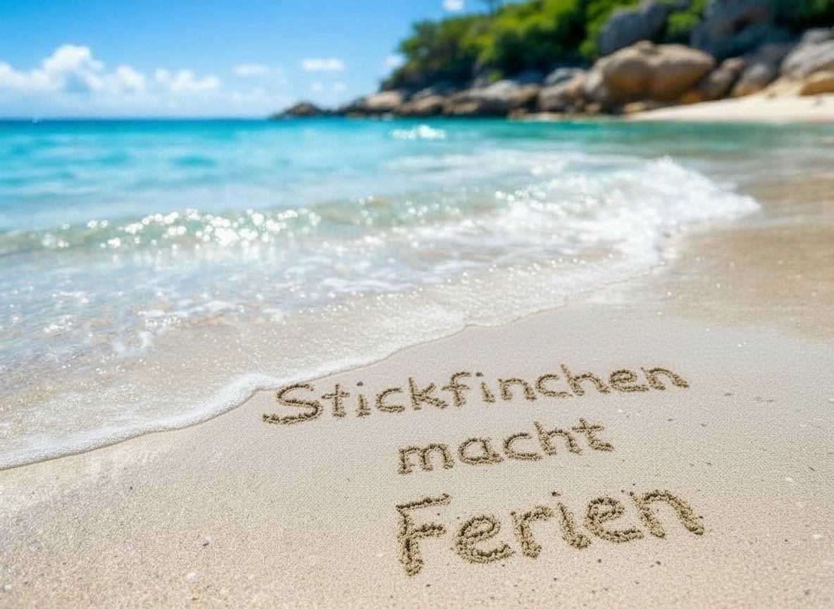 Stickfinchen macht Urlaub