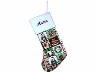 Nikolausstiefel Nikolausstrumpf mit Namen bestickt
