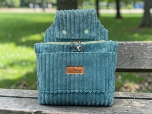 Gürteltasche petrol aus Breitcord