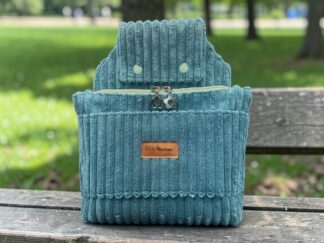 Gürteltasche petrol aus Breitcord