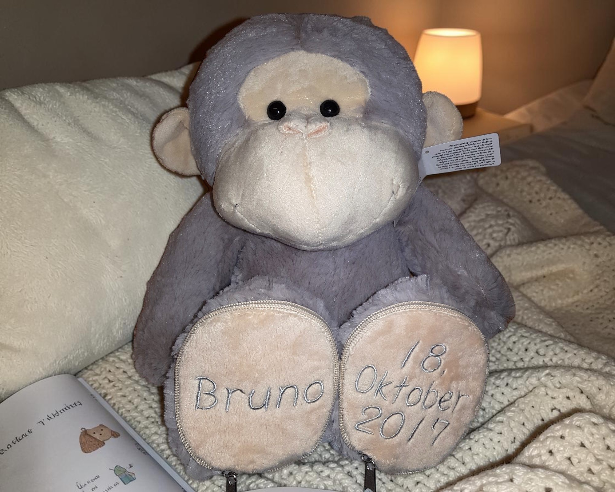 Affe Kuscheltier mit Namen