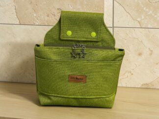 Gürteltasche Canvas in Kiwi aus robustem Canvas als handgemachtes Einzelstück