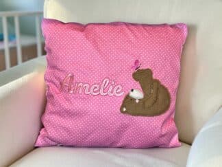 Kuschelkissen mit Namen in vielen verschiedenen Farben